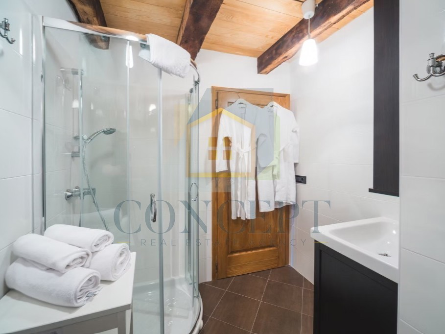 Istra, Oprtalj, Kamena hiša s 3 apartmaji in dvema poslovnima prostoroma