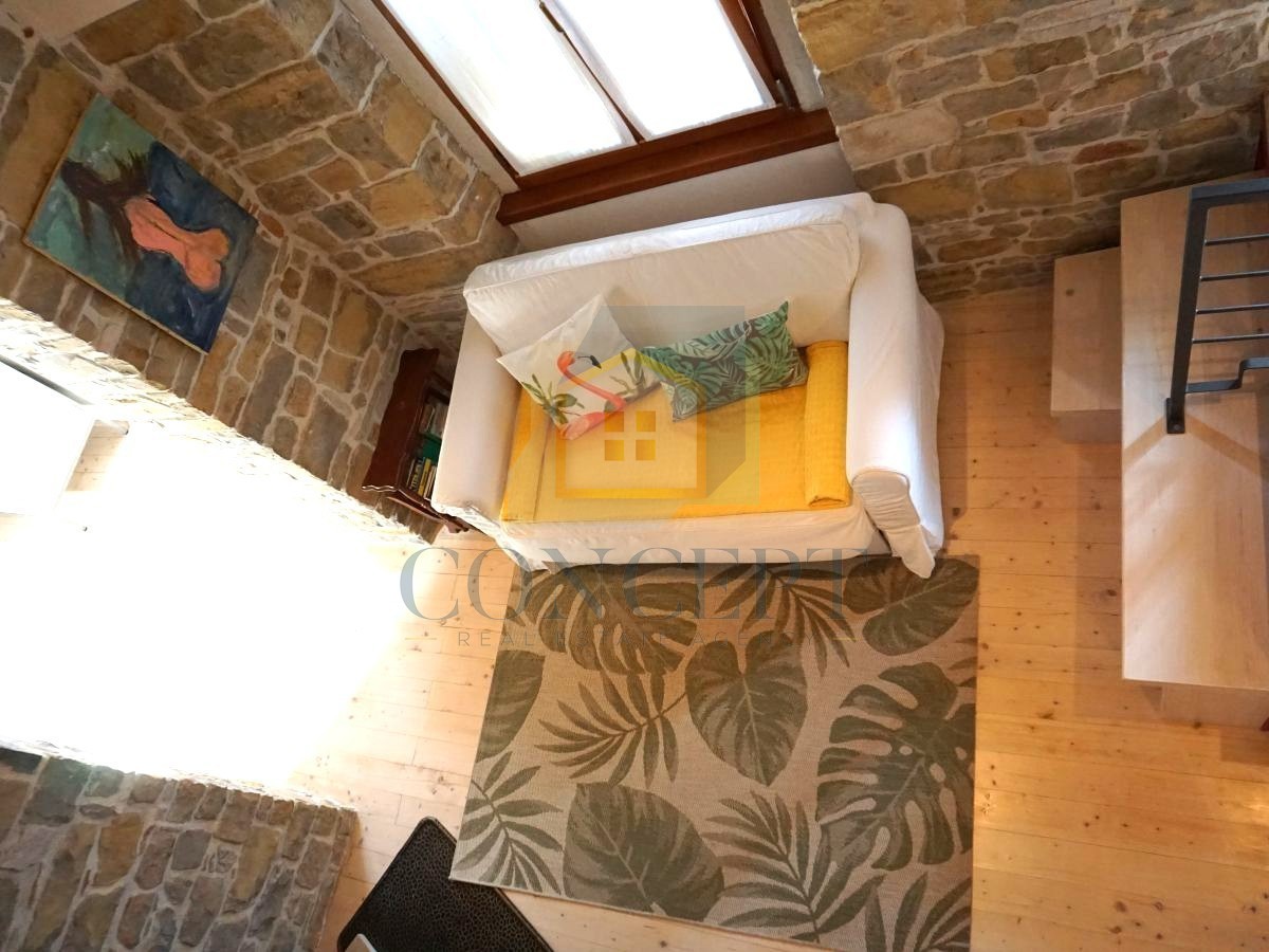 Istra, Oprtalj, Kamena hiša s 3 apartmaji in dvema poslovnima prostoroma