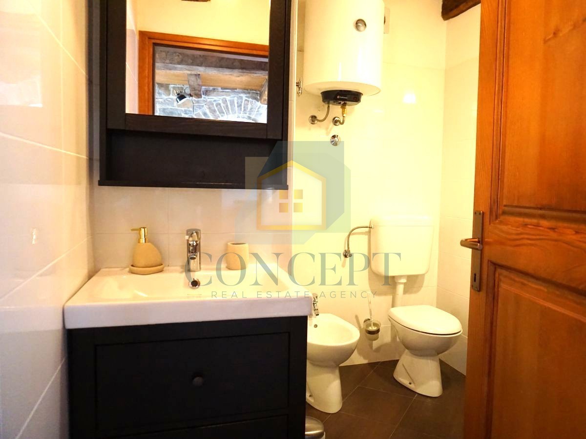 Istra, Oprtalj, Kamena hiša s 3 apartmaji in dvema poslovnima prostoroma