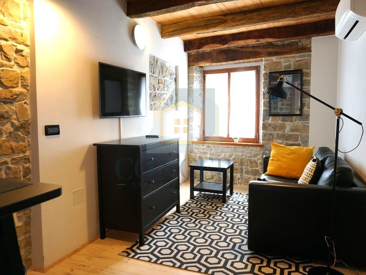 Istra, Oprtalj, Kamena hiša s 3 apartmaji in dvema poslovnima prostoroma