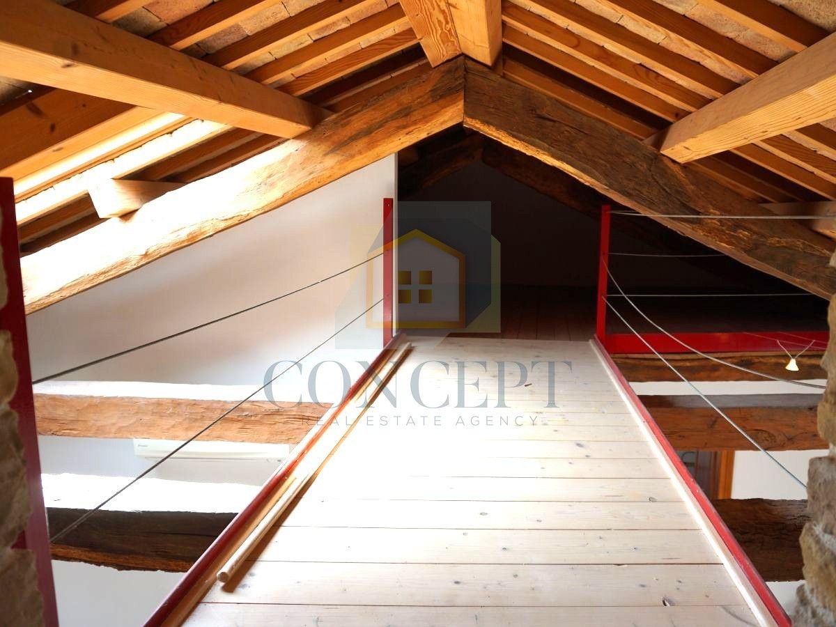 Istra, Oprtalj, Kamena hiša s 3 apartmaji in dvema poslovnima prostoroma