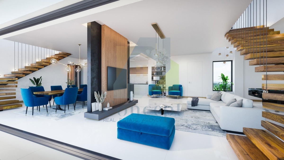 Poreč, okolica, Građevinsko zemljišče s pogledom na morje in gradbenim dovoljenjem