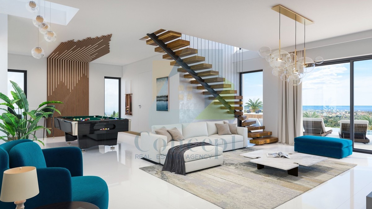 Poreč, okolica, Građevinsko zemljišče s pogledom na morje in gradbenim dovoljenjem