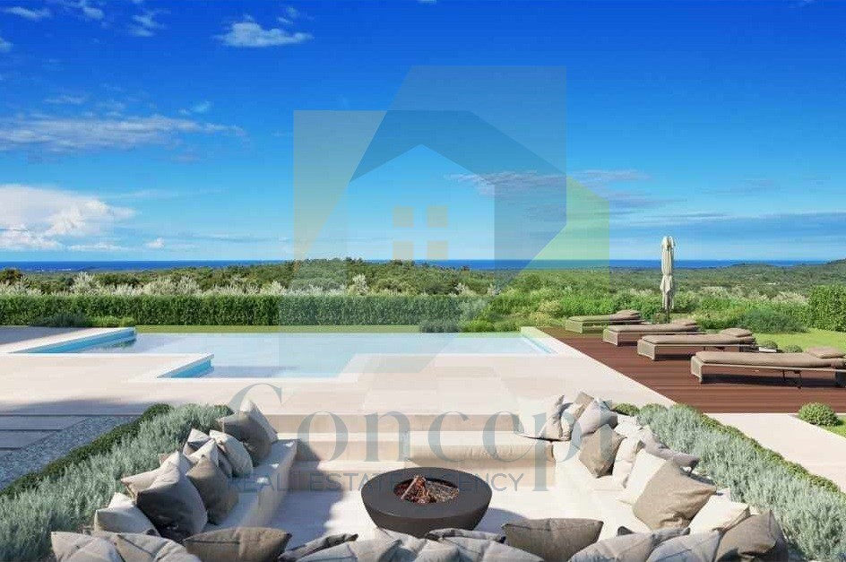 Poreč, okolica, Čudovita luksuzna vila s bazenom in pogledom na morje