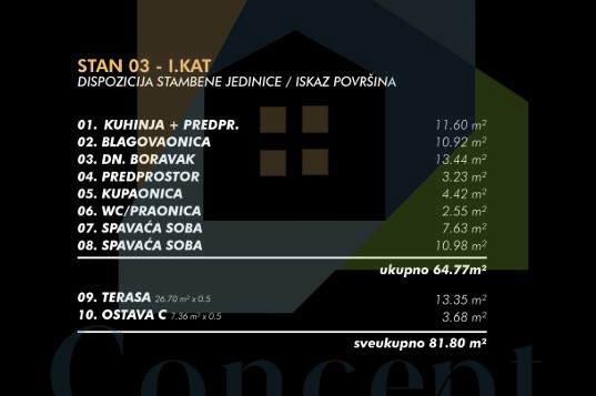 Umag, okolica, Stan v prvem nadstropju s prostorno teraso 2 km od morja