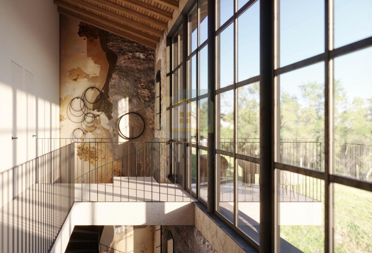 Pazin, Cerovlje, Unikatna vila v renovaciji, mirna lokacija