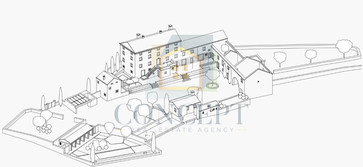 Buje, okolica, Luksuzno beneško posestvo na čudoviti lokaciji