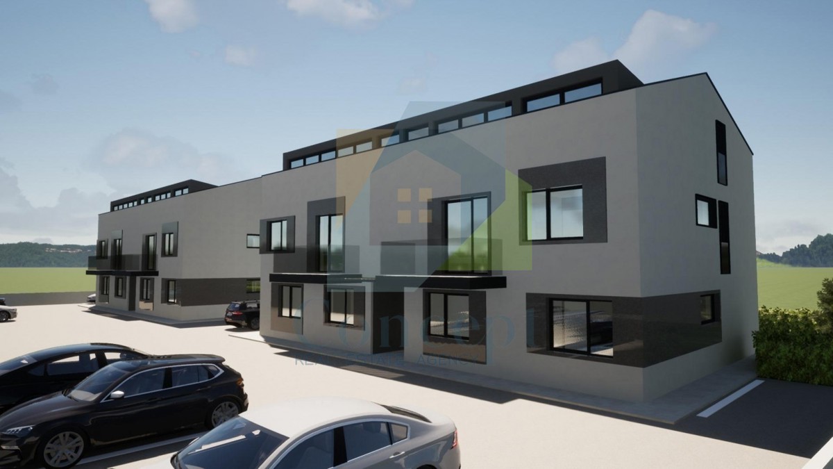 Poreč, okolica, Luksuzni stan v 1. nadstropju 2,5 km od morja