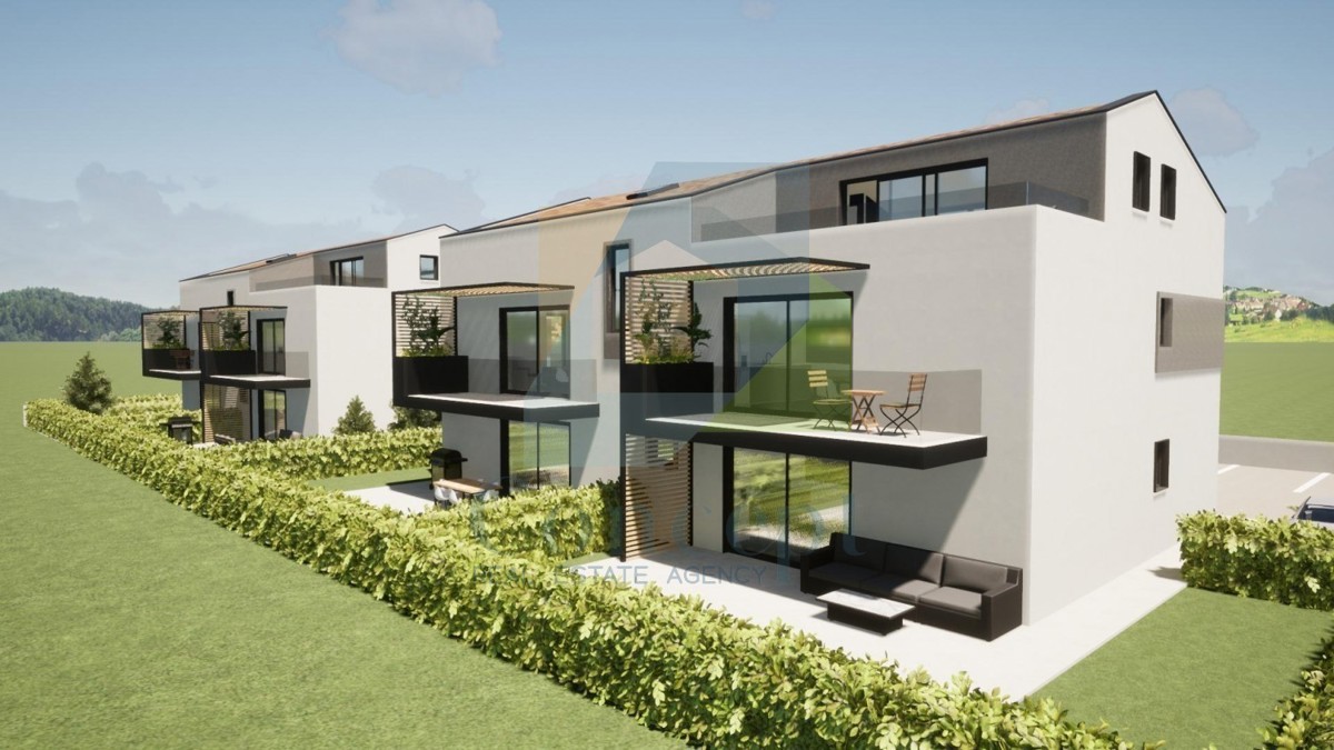 Poreč, okolica, Luksuzni stan v 1. nadstropju 2,5 km od morja