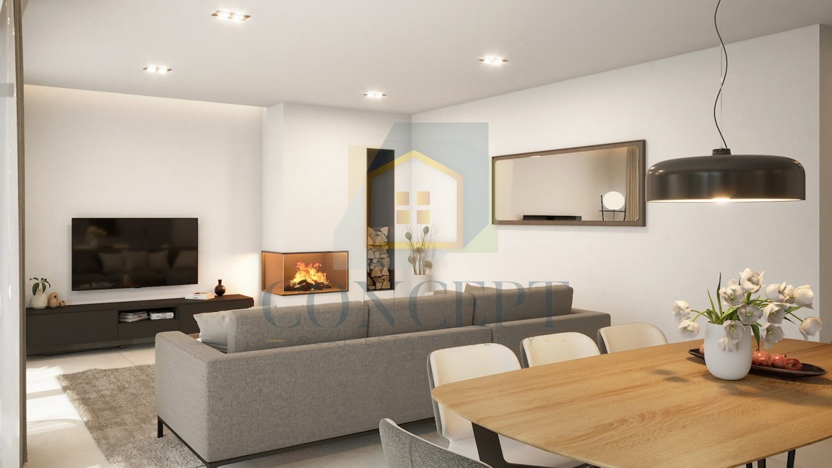 Poreč, okolica, Luksuzna moderna dvojna hiša s bazenom, 5 km od morja