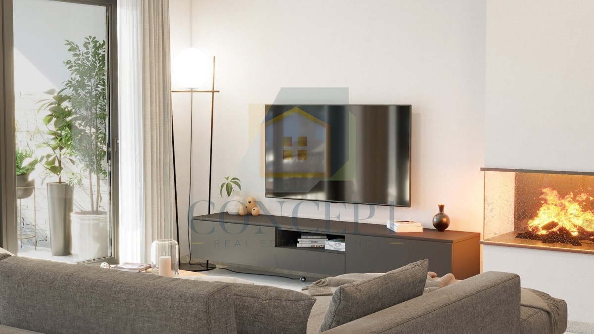 Poreč, okolica, Luksuzna moderna dvojna hiša s bazenom, 5 km od morja