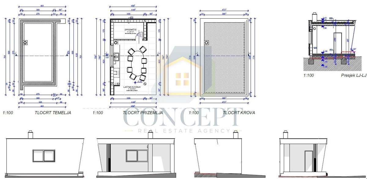 Poreč, okolica, moderna, luksuzna vila s bazenom, 12 km od morja