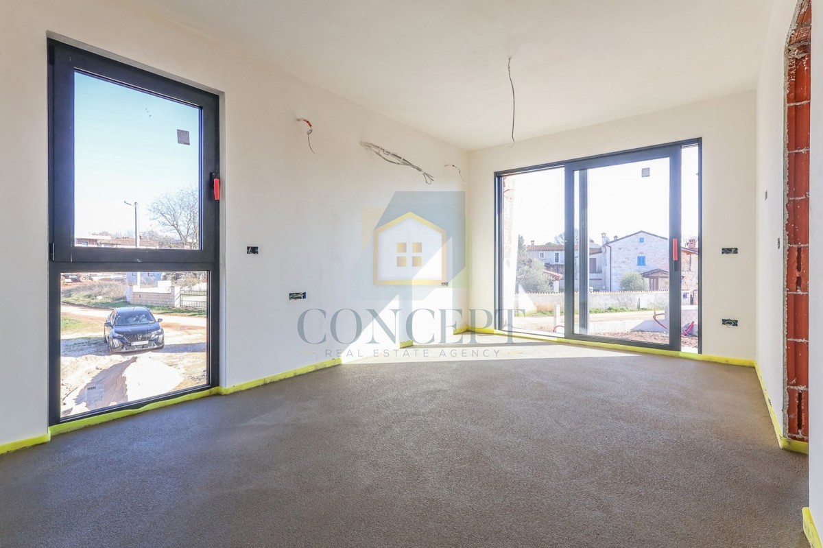 Poreč, okolica, moderna, luksuzna vila s bazenom, 12 km od morja