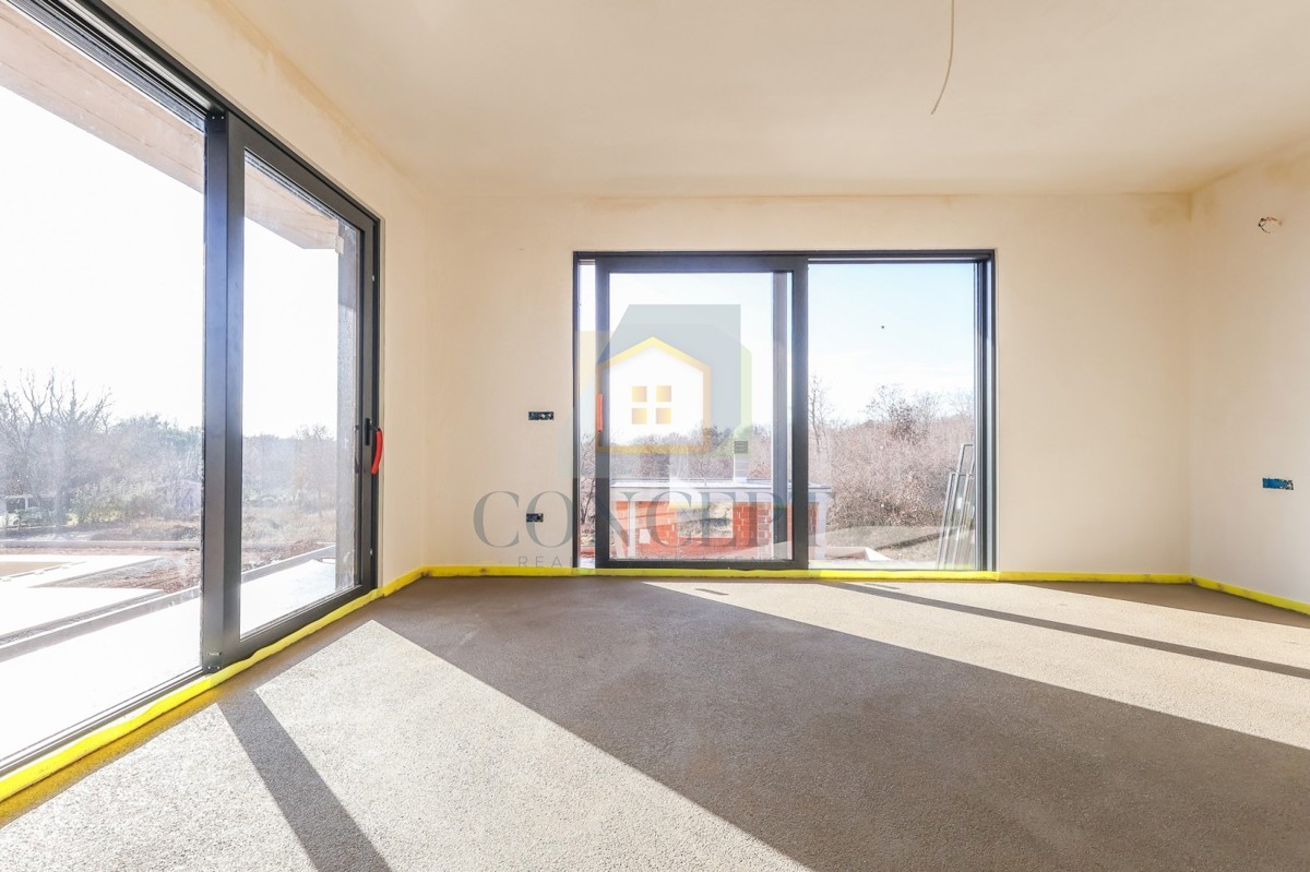 Poreč, okolica, moderna, luksuzna vila s bazenom, 12 km od morja