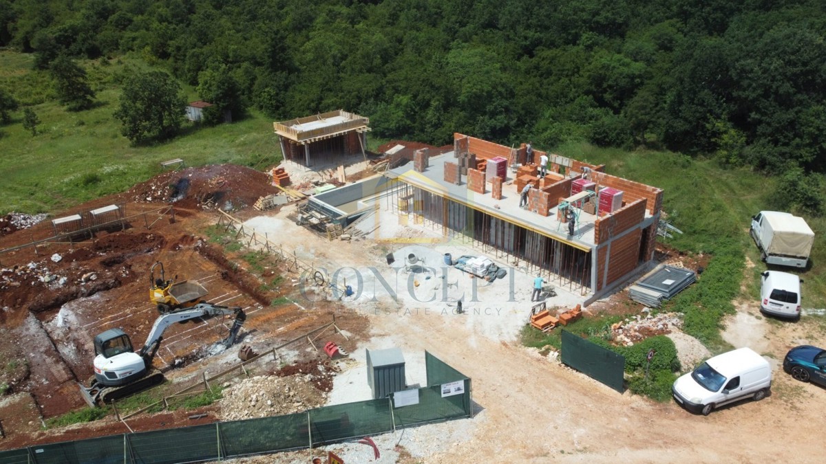 Poreč, okolica, moderna, luksuzna vila s bazenom, 12 km od morja