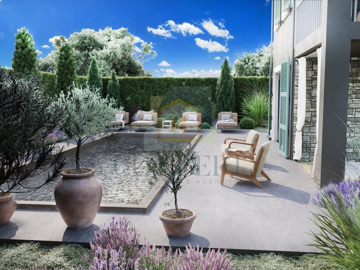 Poreč, Tinjan, okolica, Hiša s bazenom v ekskluzivnem kompleksu, 20 km od morja