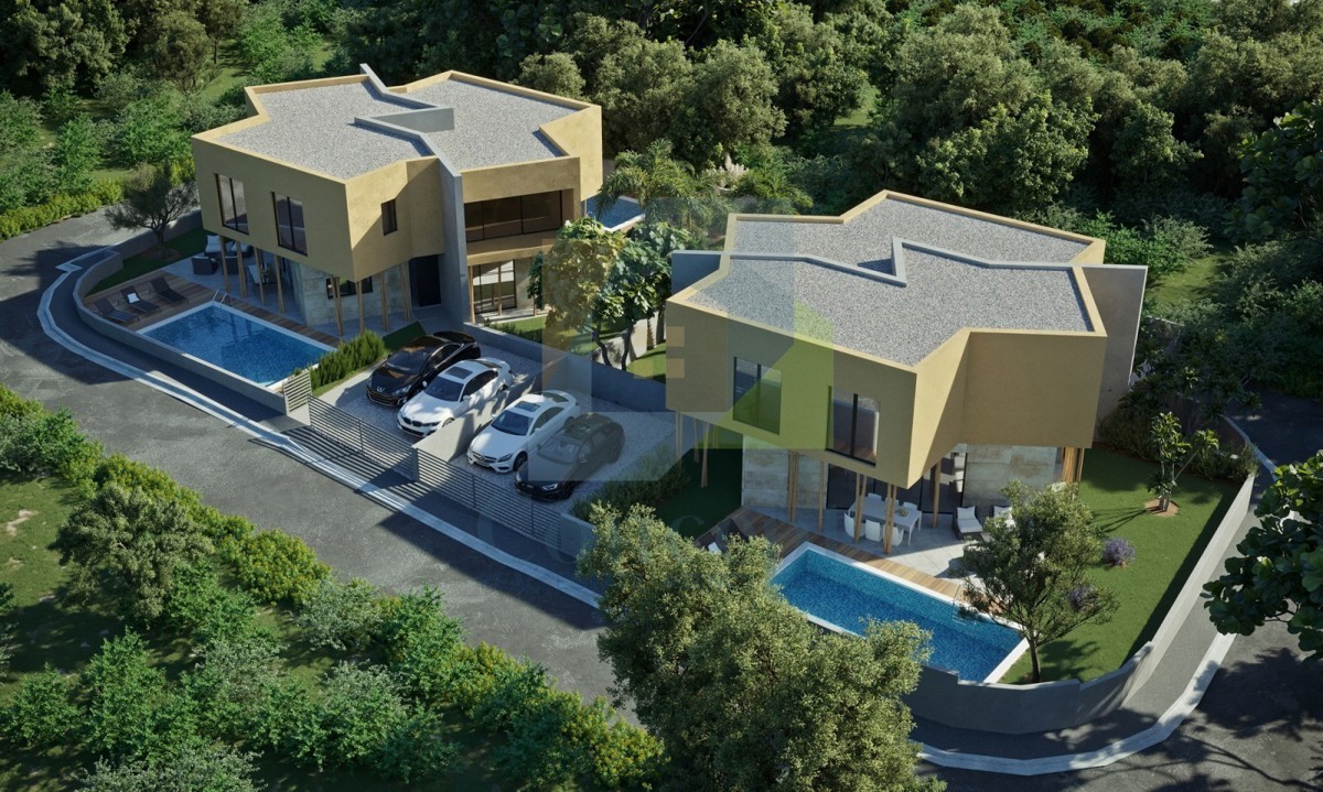 Novigrad, okolica, Dvojna hiša s parcelo na mirni lokaciji