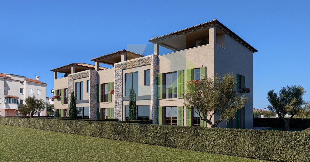 Poreč, okolica, Zadnja hiša v nizu s dvoriščem