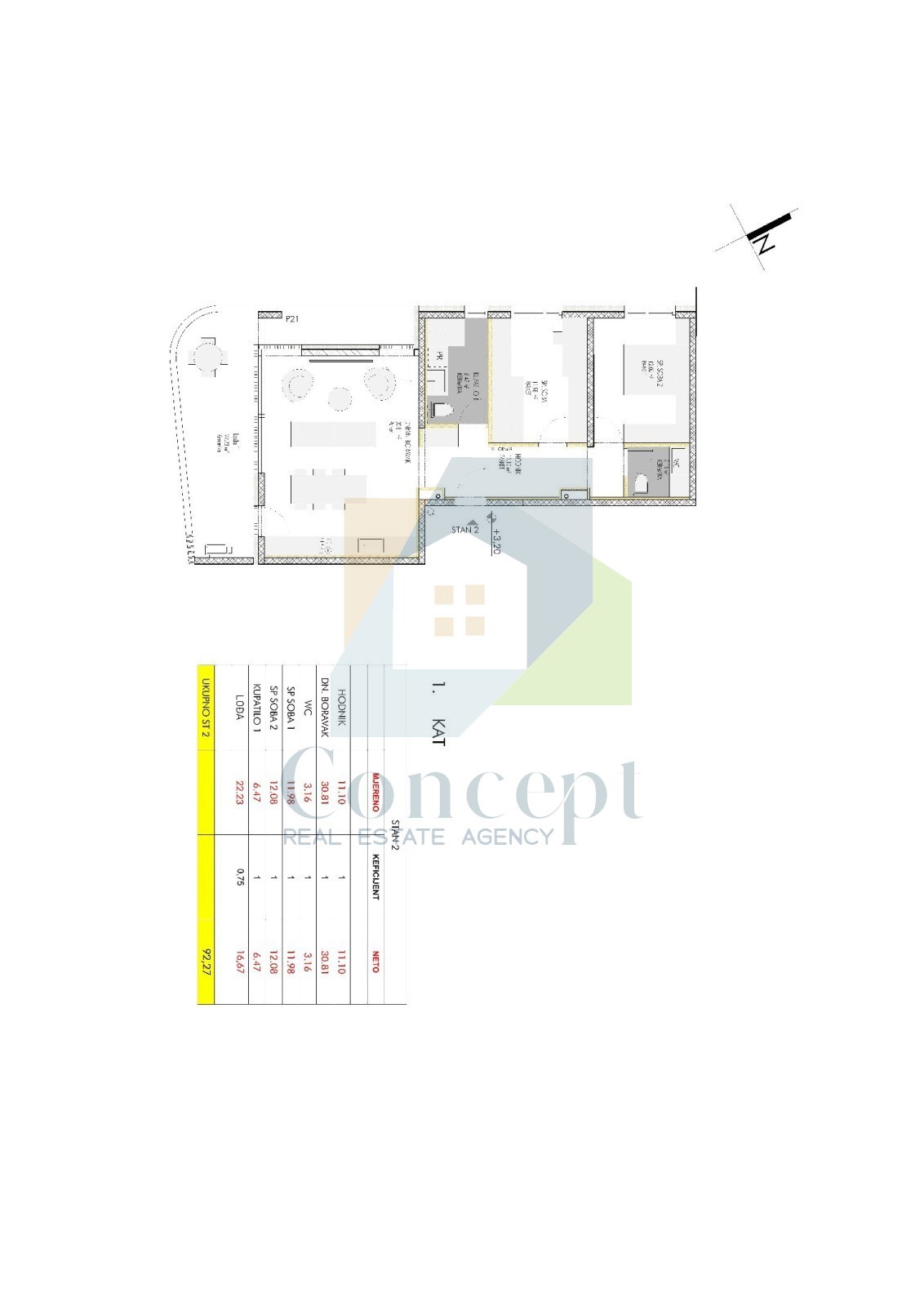 Umag, uža okolica, Luksuzni stan na 1. katu novogradnje, 2 km od mora