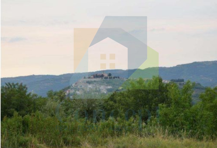 Motovun, okolica, Imanje za obnovo na hribu s pogledom na Motovun in naravo, PRILOŽNOST za investitorje