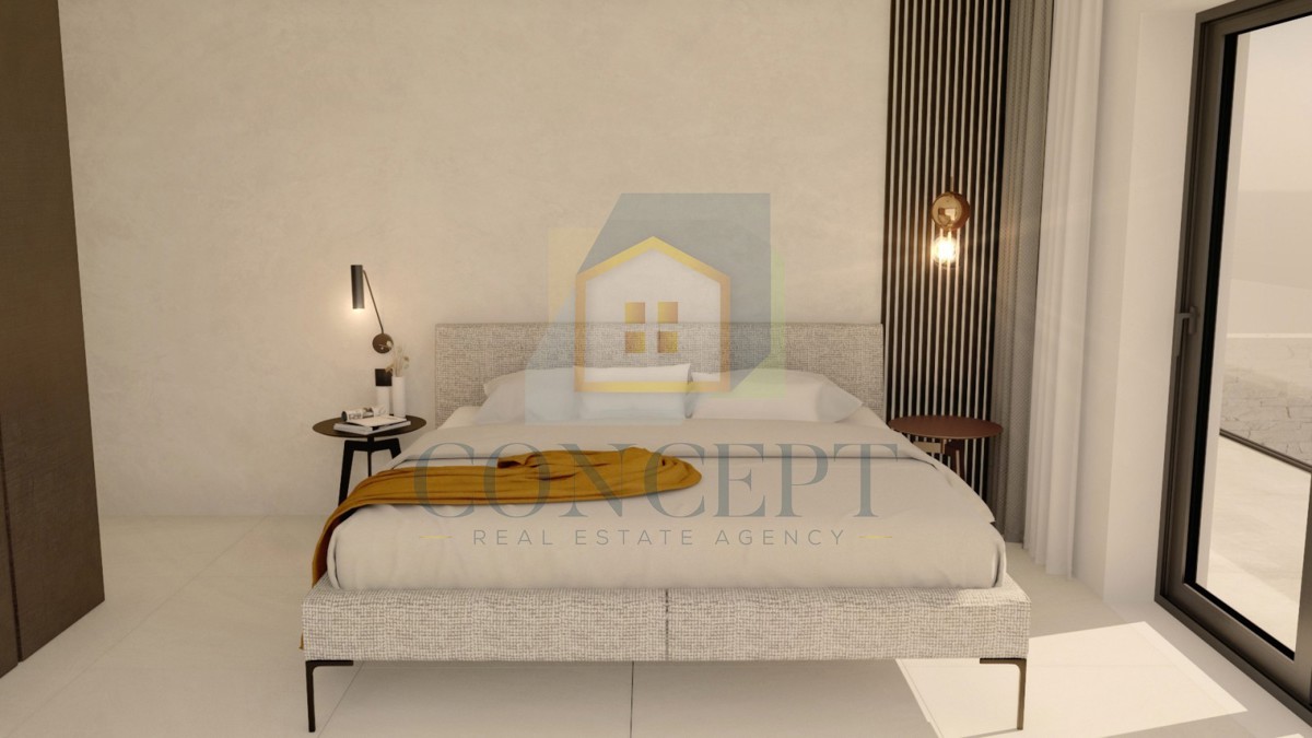 Poreč, okolica, Luksuzna moderna dvojna hiša s bazenom, 5 km od morja