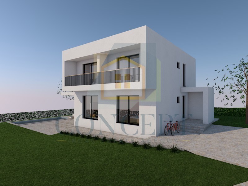 Poreč, okolica, moderna, luksuzna vila s bazenom, 12 km od morja