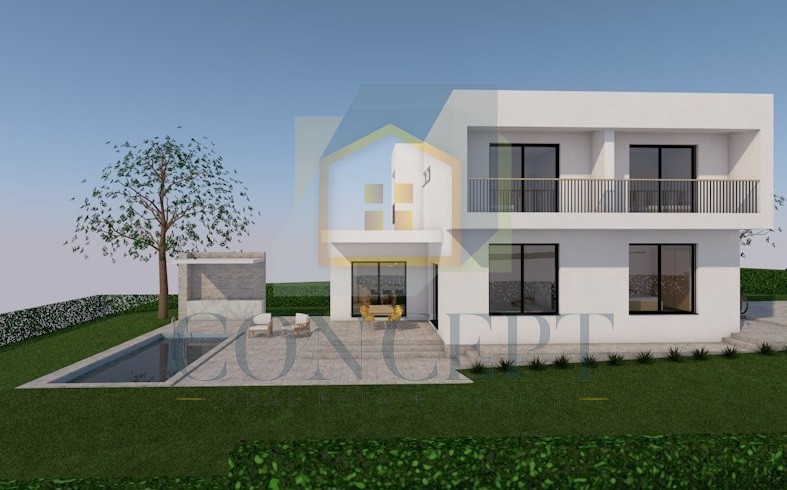 Poreč, okolica, moderna, luksuzna vila s bazenom, 12 km od morja