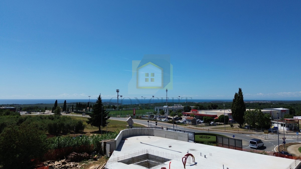 Poreč, okolica, Luksuzni stan v 2. nadstropju s pogledom na morje, 2 km od morja