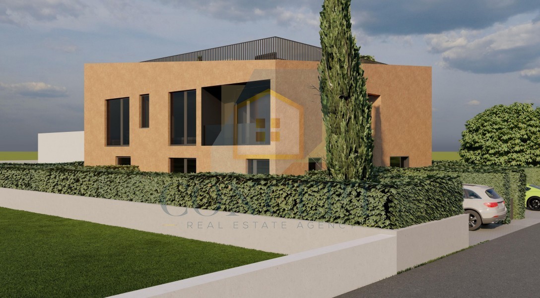 Poreč, okolica, pritlični stan s eno spalnico in vrtom, 3 km od morja