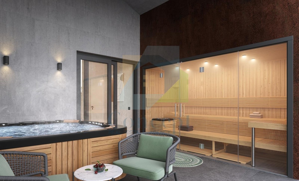 Poreč, okolica, Dizajnerska vila s bazenom, 13 km od morja