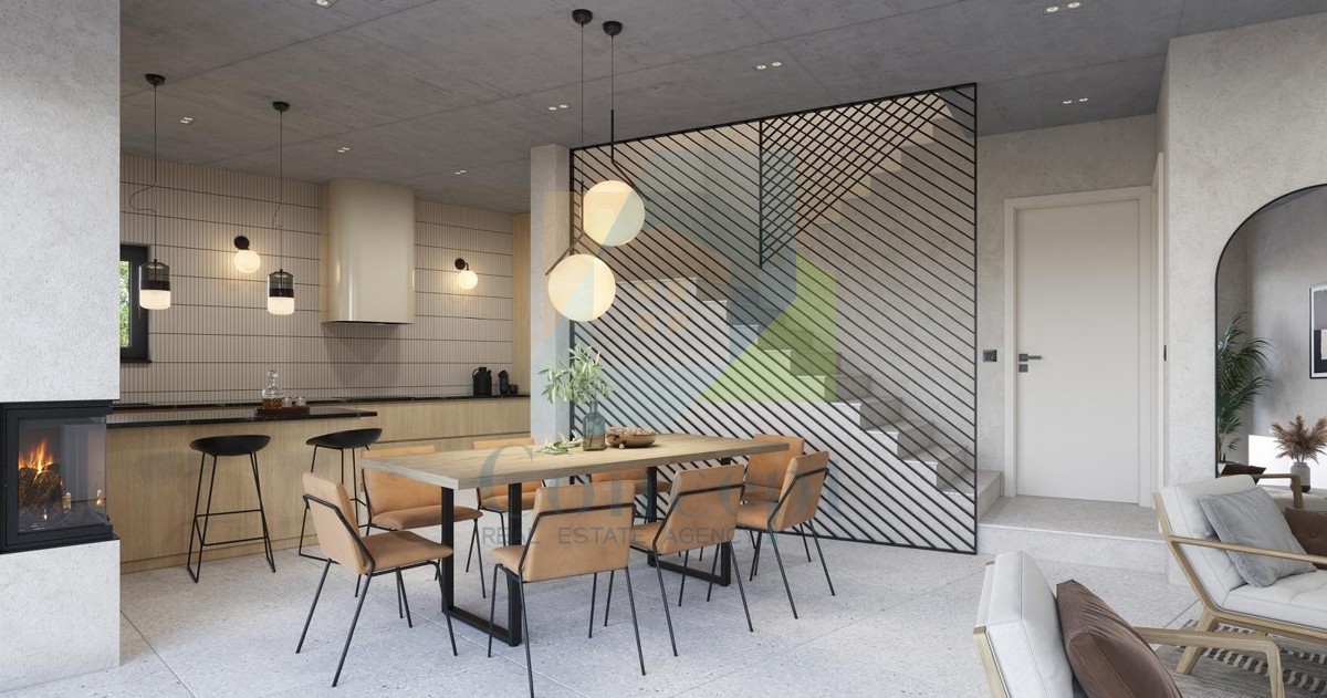 Poreč, okolica, Dizajnerska vila s bazenom, 13 km od morja