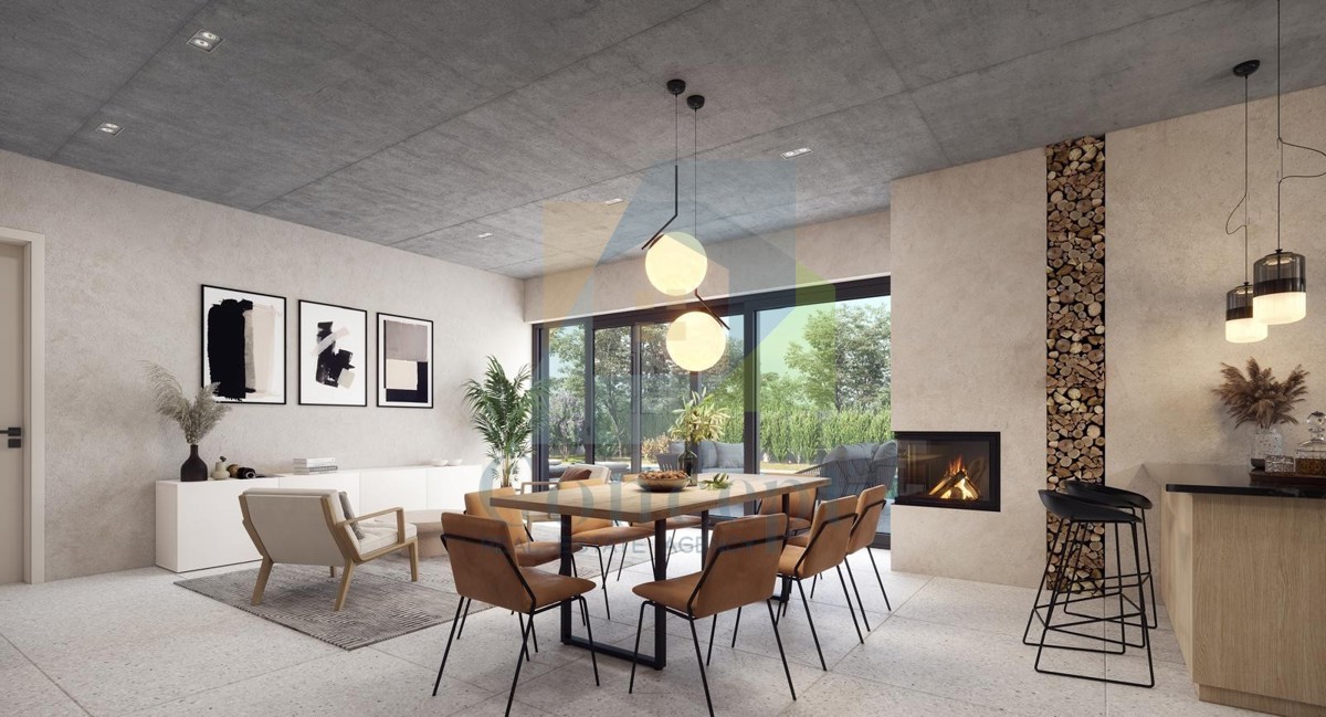 Poreč, okolica, Dizajnerska vila s bazenom, 13 km od morja