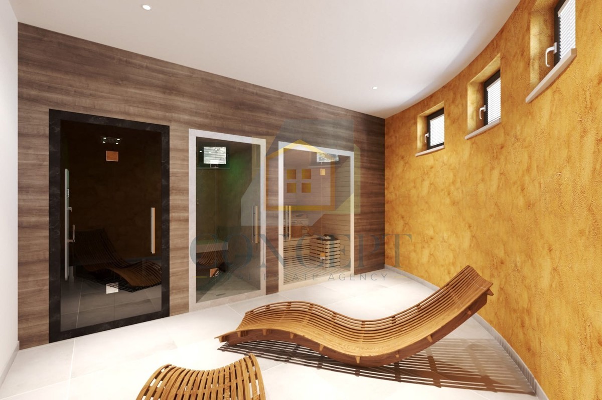 Poreč, okolica, Luksuzna vila s panoramskim pogledom na morje, 10 km od morja