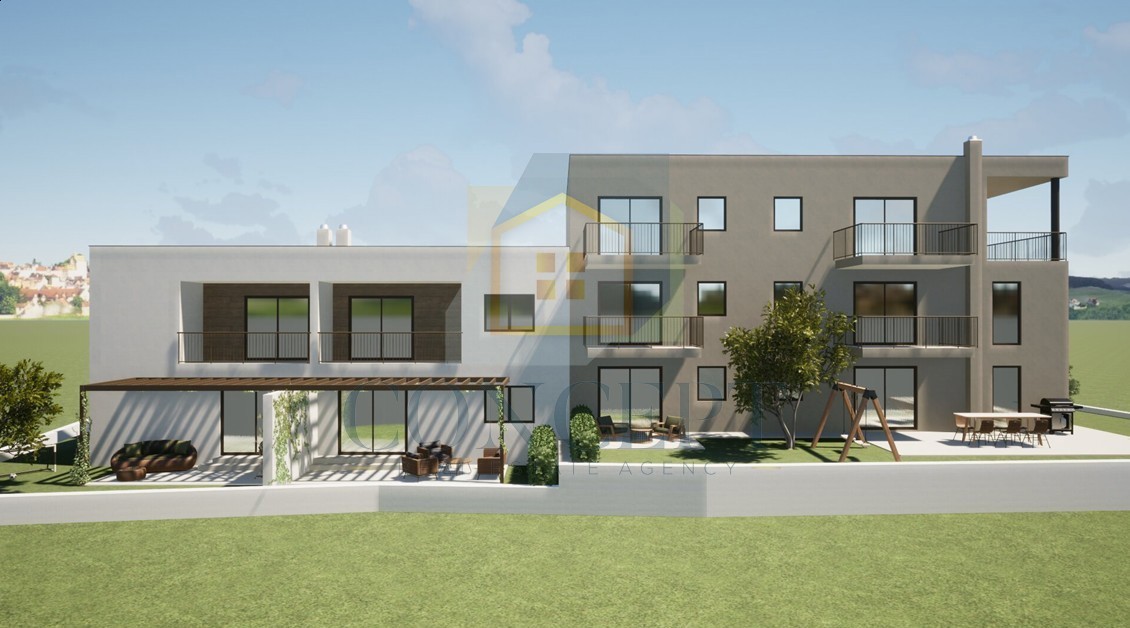 Poreč, okolica, Stan v 1. nadstropju nove gradnje, 3 km od morja