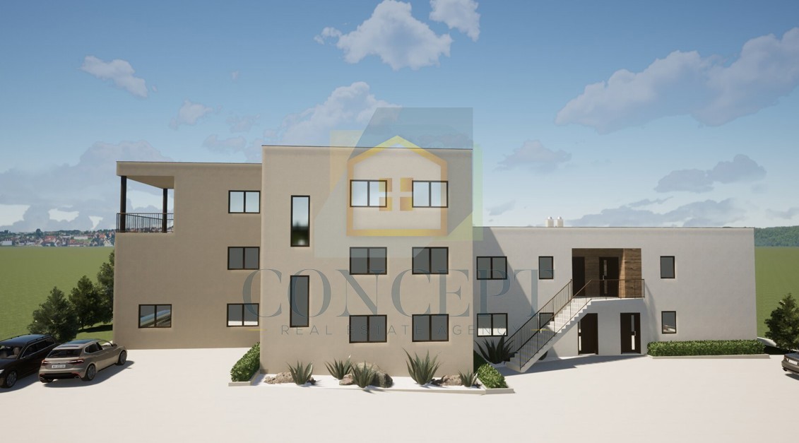 Poreč, okolica, Stan v 1. nadstropju nove gradnje, 3 km od morja