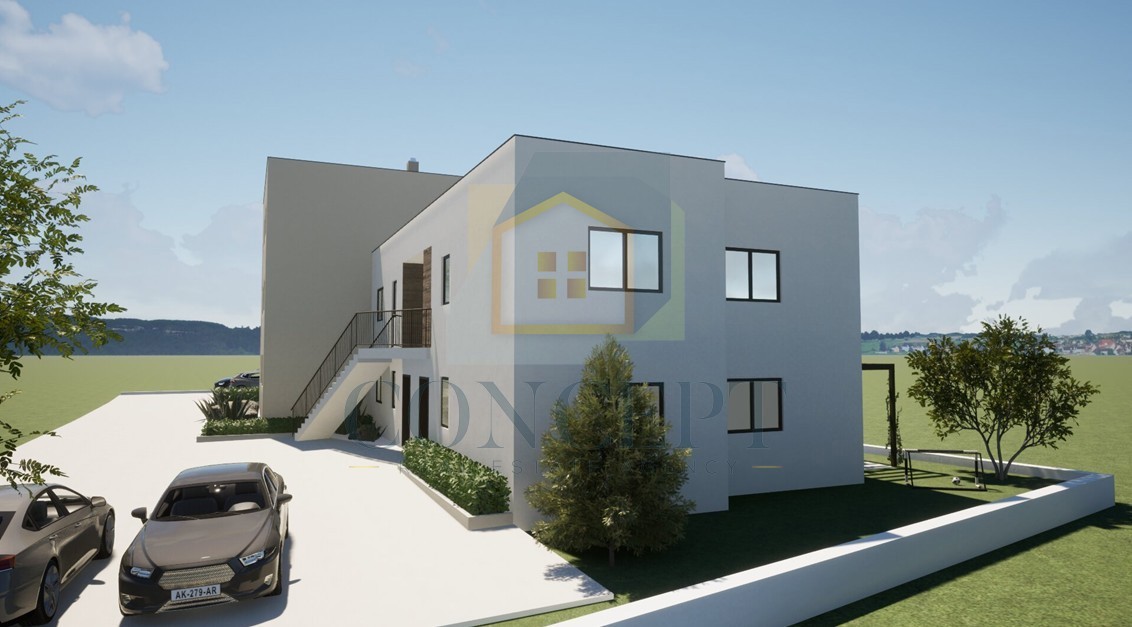 Poreč, okolica, Stan v 1. nadstropju nove gradnje, 3 km od morja