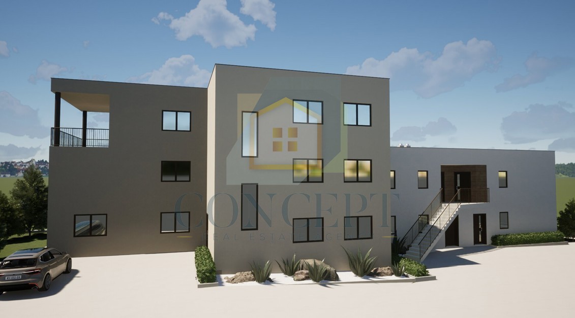 Poreč, okolica, Stan v 1. nadstropju nove gradnje, 3 km od morja