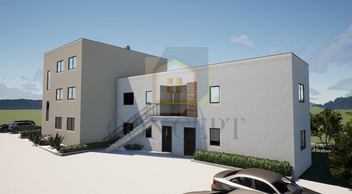 Poreč, okolica, Stan v 1. nadstropju nove gradnje, 3 km od morja