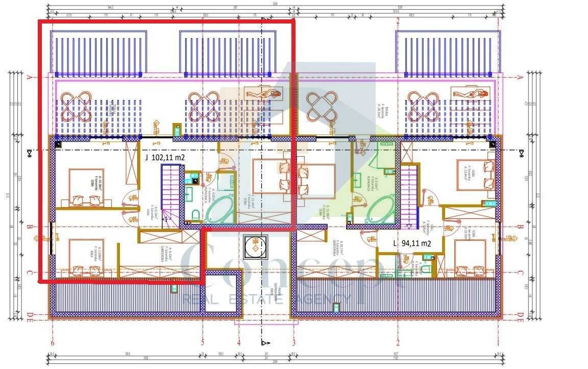 Tar, Poreč - EKSKLUZIVNA PONUDA - Luksuzni dvoetažni penthouse, 3 km od morja