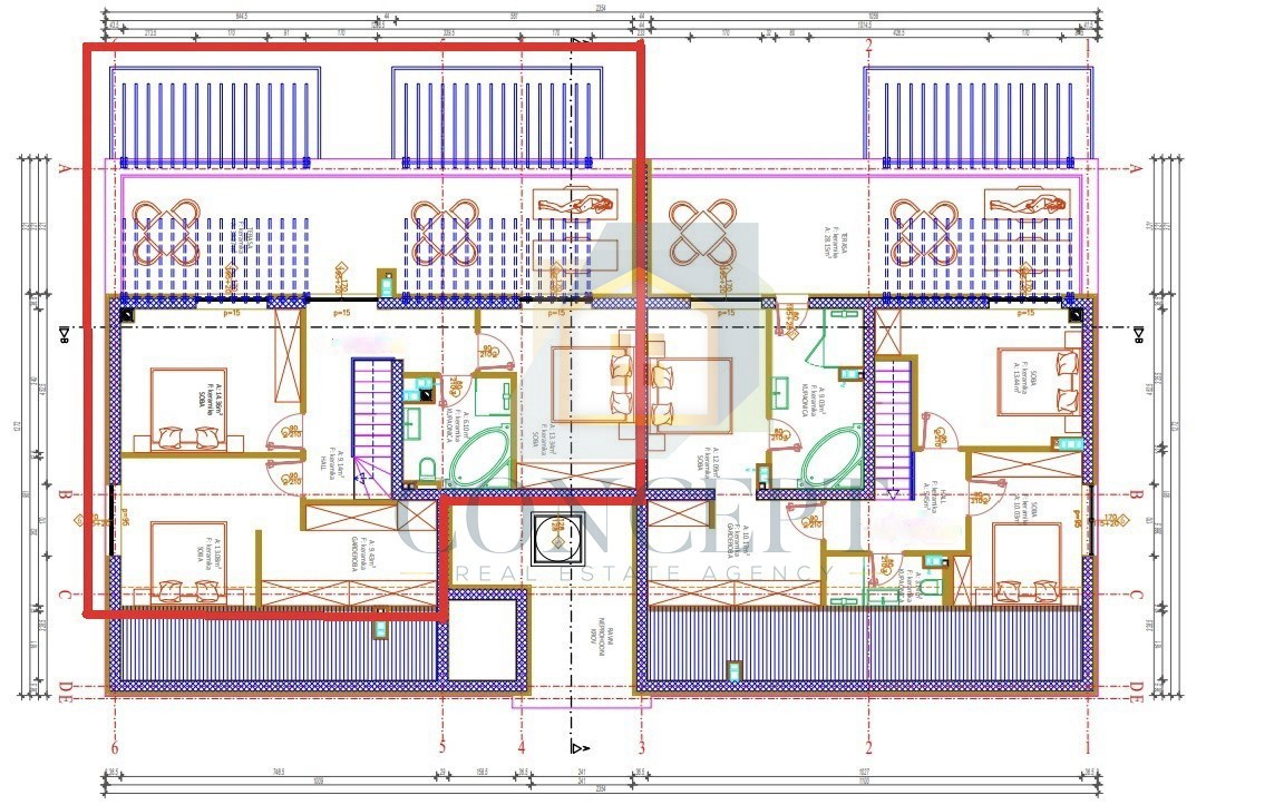Tar, Poreč - EKSKLUZIVNA PONUDA - Luksuzni dvoetažni penthouse, 3 km od morja