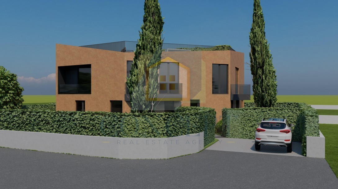 Poreč, okolica, pritlični stan z eno spalnico in vrtom, 3 km od morja