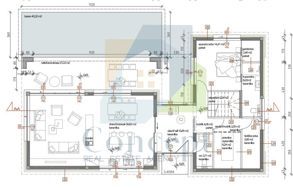 Poreč, okolica, Luksuzna vila s bazenom in pogledom na morje, 5 km od morja