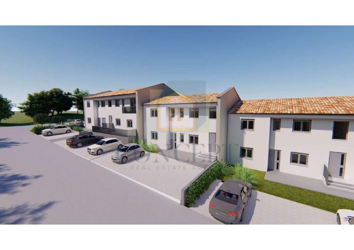 Poreč, Tar, Stan v 1. nadstropju novogradnje, 3 km od morja