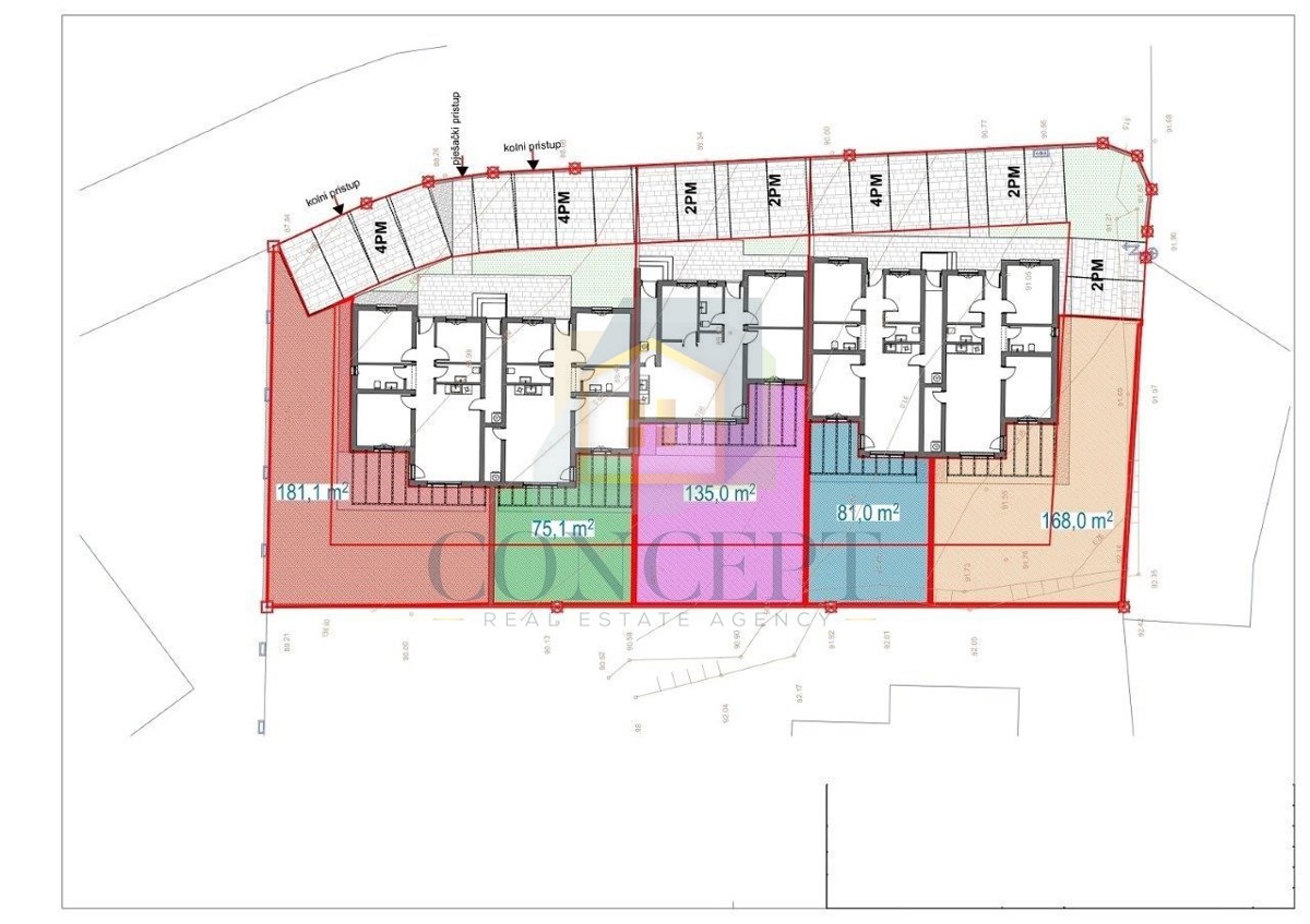 Poreč, Tar, Stan v 1. nadstropju novogradnje, 3 km od morja