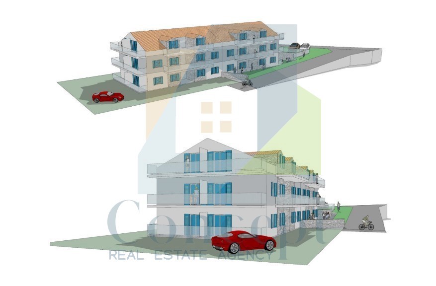 Poreč, Gradbena parcela za izgradnjo dvojnega objekta 2 km od morja