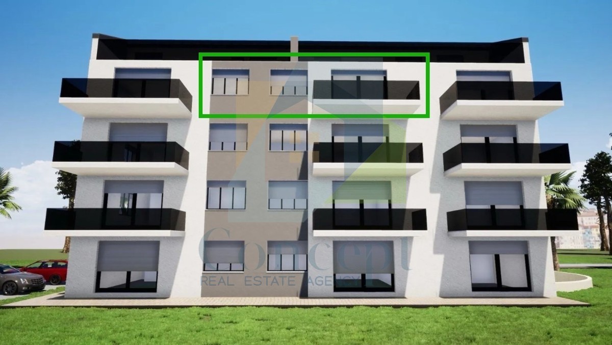 Tar, Poreč - EKSKLUZIVNA PONUDA - Luksuzno stanovanje v 3. nadstropju, 3 km od morja