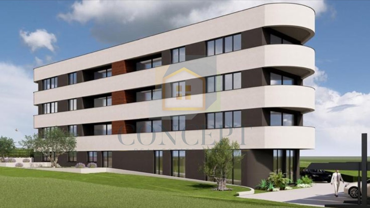 Poreč, okolica, Luksuzni stan na 3. nadstropju s pogledom na morje, 2 km od morja