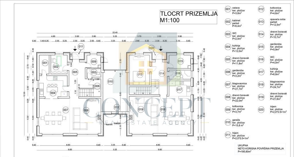 Poreč, okolica, Luksuzna dvojna hiša s bazenom na mirni lokaciji, 5 km od morja