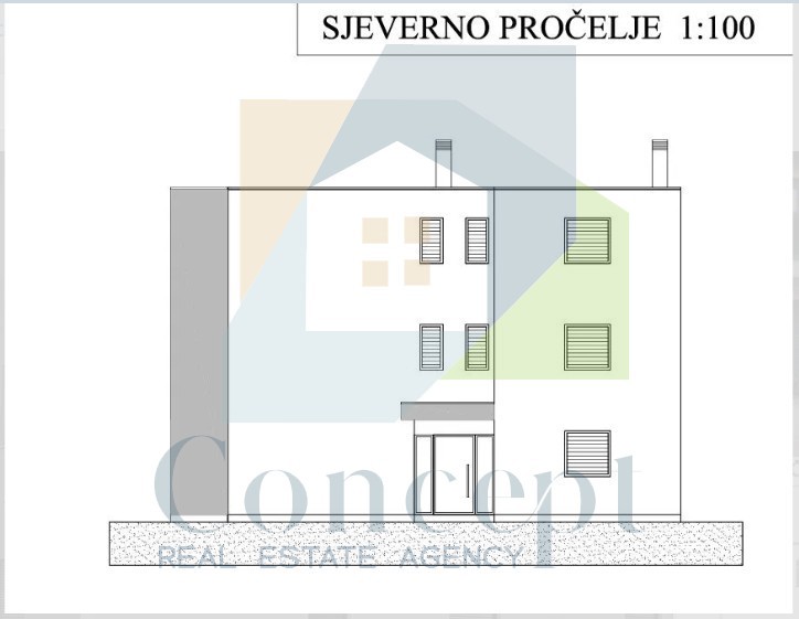 Umag, okolica, Prostran stan na drugem nadstropju na mirni lokaciji 2 km od morja