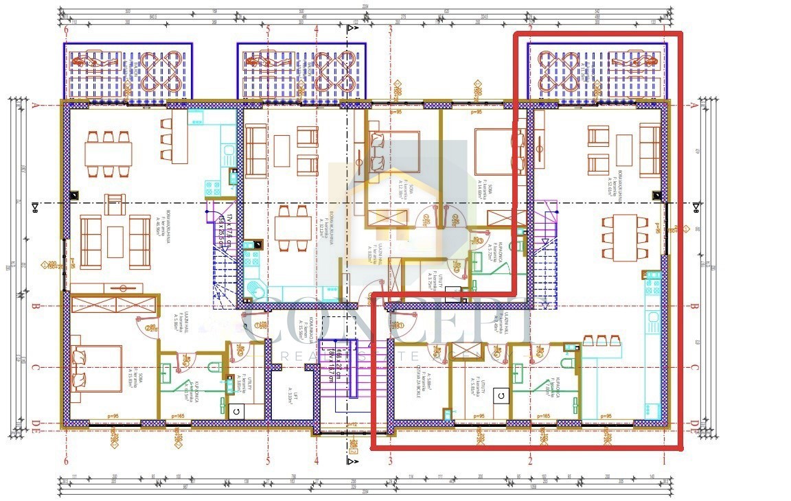 Tar, Poreč - EKSKLUZIVNA PONUDA - Luksuzni dvoetažni penthouse, 3 km od morja